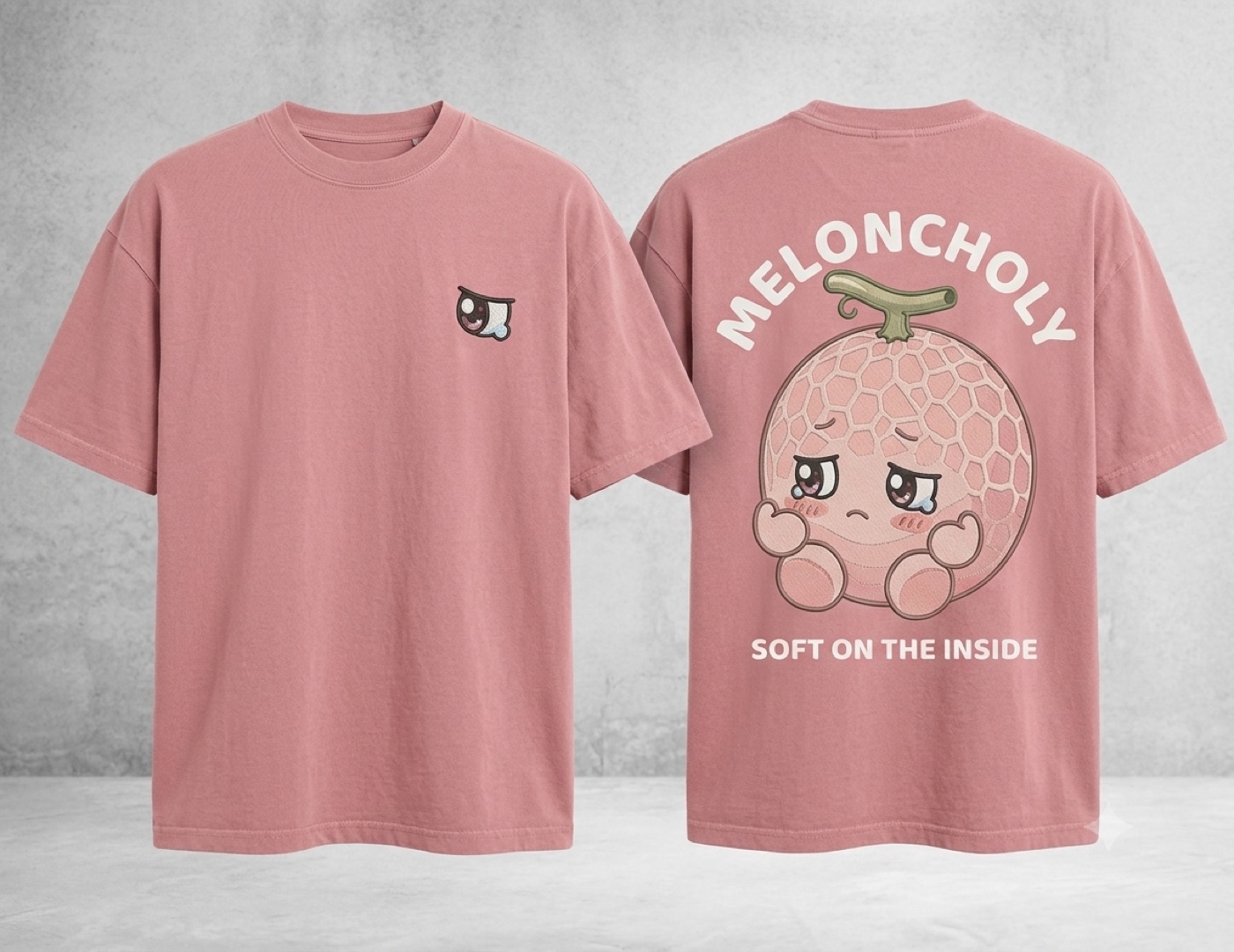 Soft on the Inside Tee featuring Meloncholy