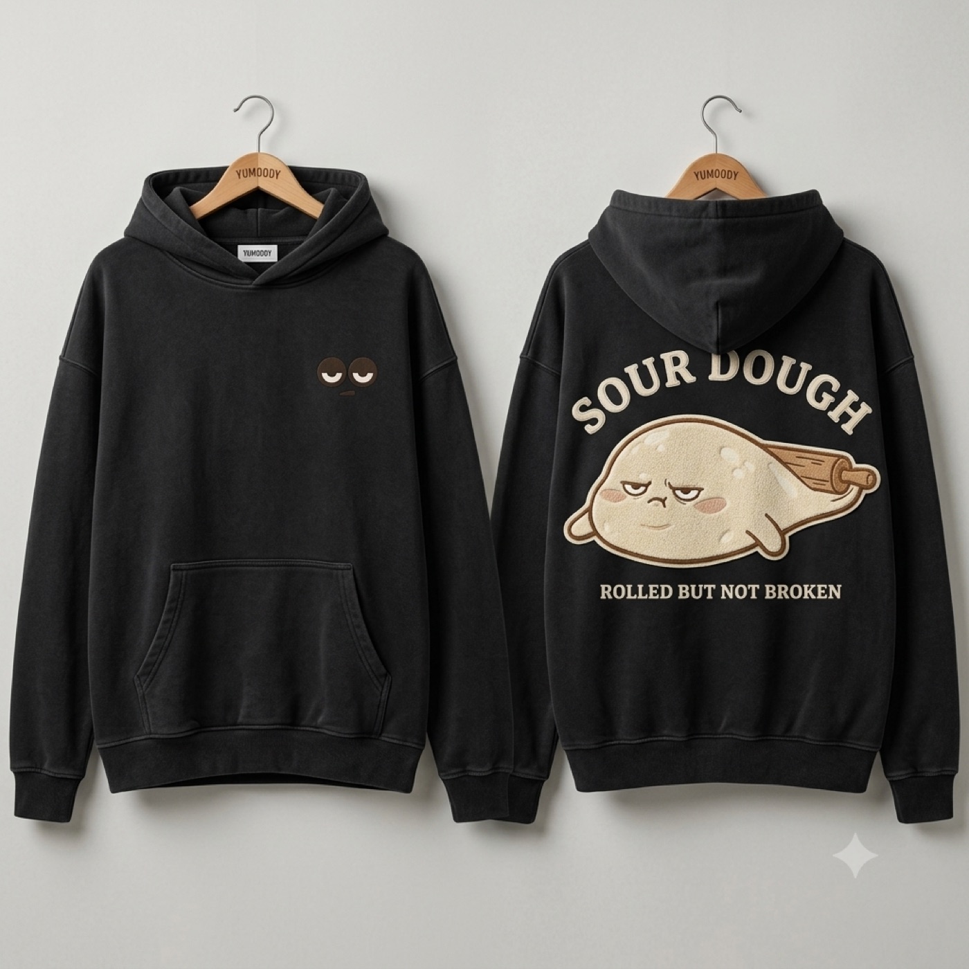 Rolled But Not Broken Hoodie featuring Sour Dough