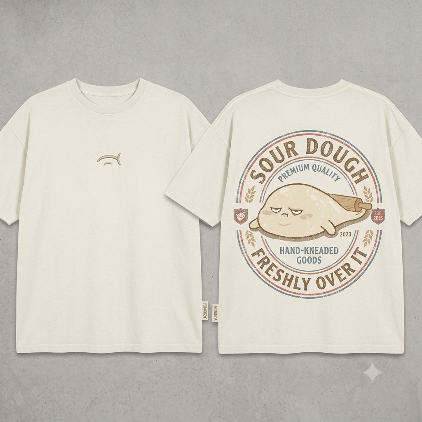 Freshly Over It Tee featuring Sour Dough
